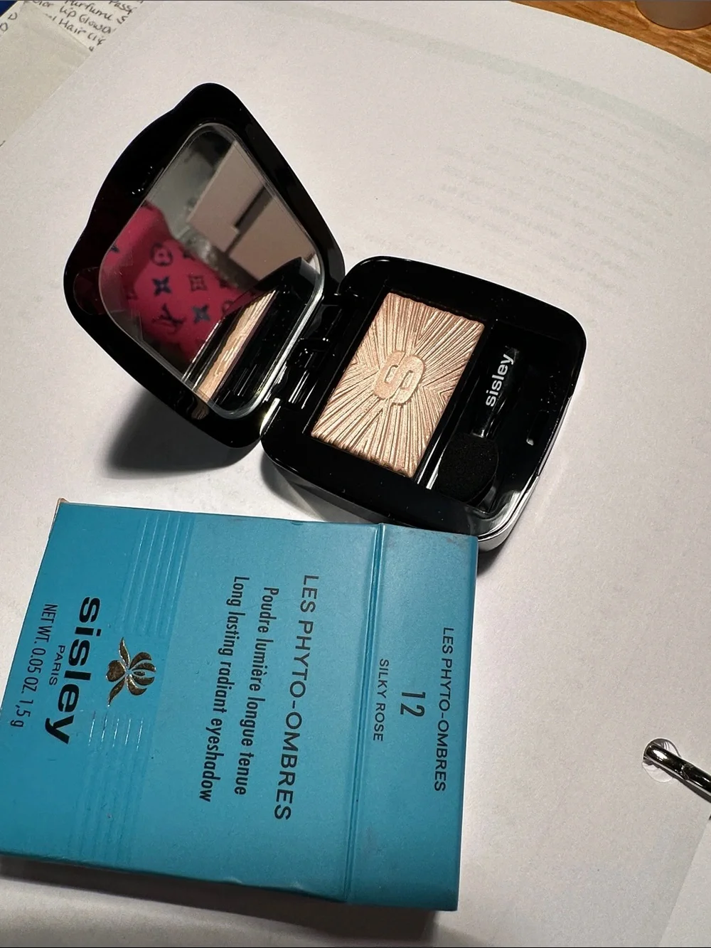 Sisley-Paris Les Phyto-Ombres Eyeshadow 12 Silky Rose - Champagne Pink